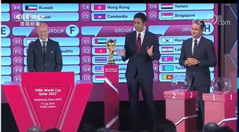 2022年世界杯亚洲区预选赛抽签结果揭晓