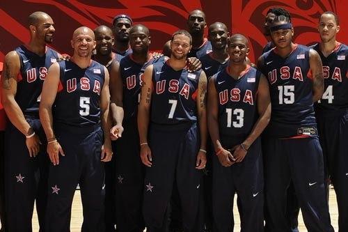奥运会美国梦八队首发主力阵容各个位置上的球员是谁啊 