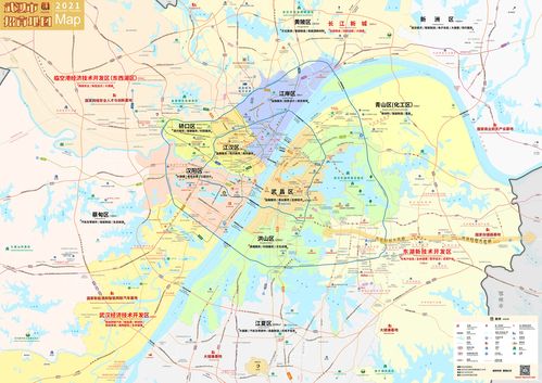 武汉2021招商全景地图,来啦