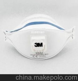 3M9322防护口罩 FFP2过滤标准 高效 防病毒细菌口罩