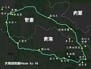 甘肃五日游最佳路线图(甘肃五日游旅游路线设计)