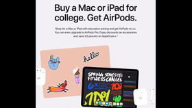 2020年开学季教育优惠下买Mac和iPad送耳机