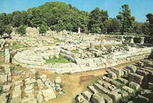 希腊古奥林匹亚遗址 体育运动和宗教仪式混合体 