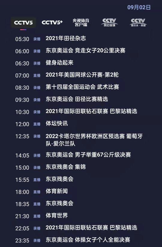 CCTV5今日节目单 晚间直播亚预赛12强赛 中国男足 澳大利亚