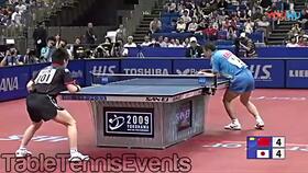 11年的王皓是真的强 王皓vs金民石 乒乓球比赛视频 剪辑 超清