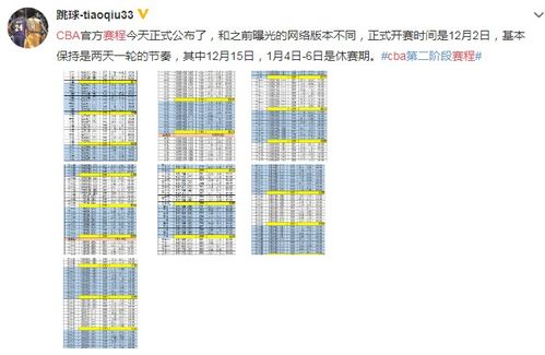 cba季后赛第二阶段赛程表(cba季后赛第二阶段赛程表图片)