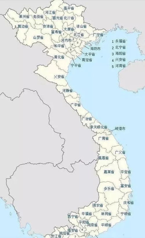 越南国土面积还没有云南省大,却有63个省市,直辖市数量是中国2倍